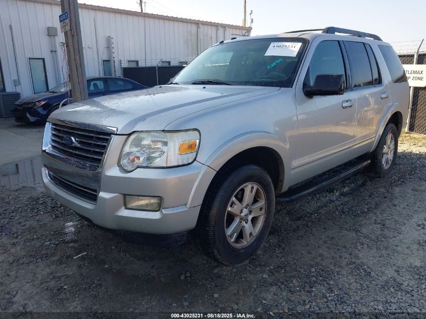 2010 Ford Explorer Xlt silver other gasoline 1FMEU6DEXAUA28915 photo #3