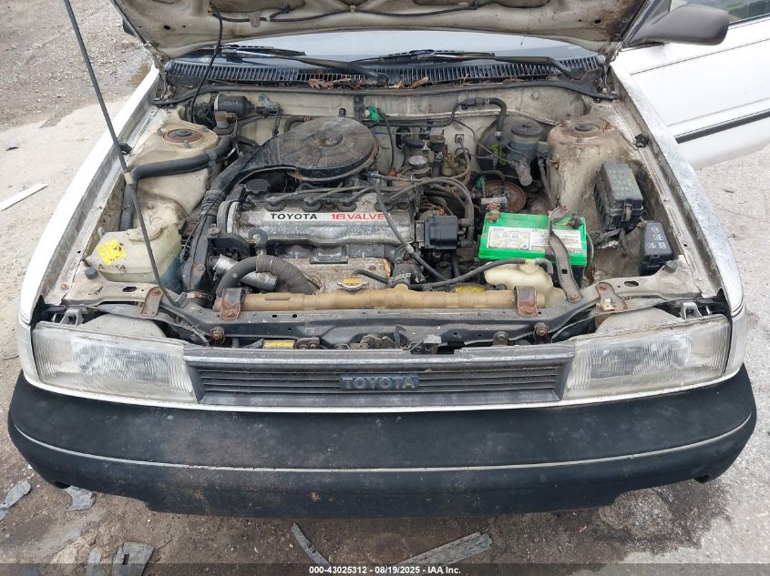 1988 Toyota Corolla Le VIN: JT2AE93E8J0070485 Lot: 43025312