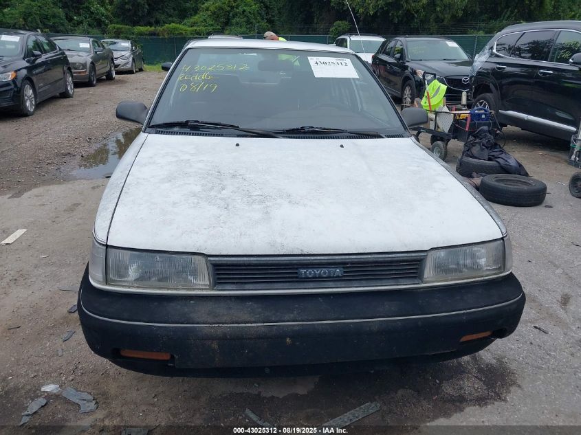 1988 Toyota Corolla Le VIN: JT2AE93E8J0070485 Lot: 43025312