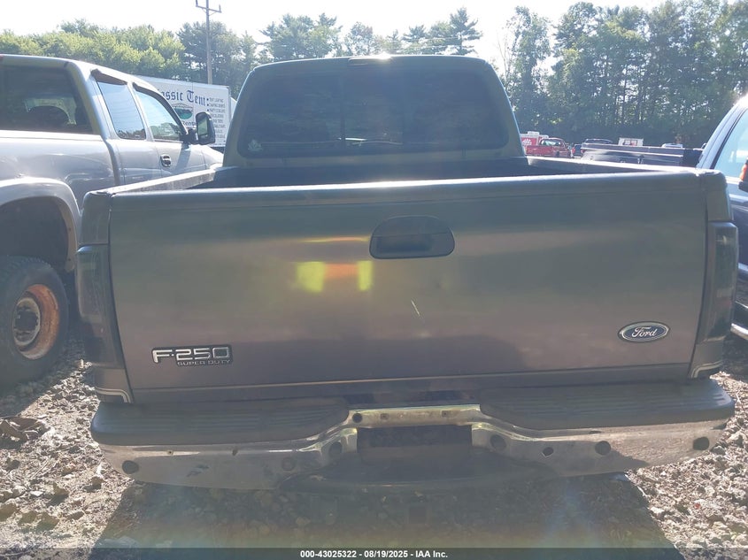 2003 Ford F-250 Lariat/Xl/Xlt VIN: 1FTNW21P03ED62882 Lot: 43025322