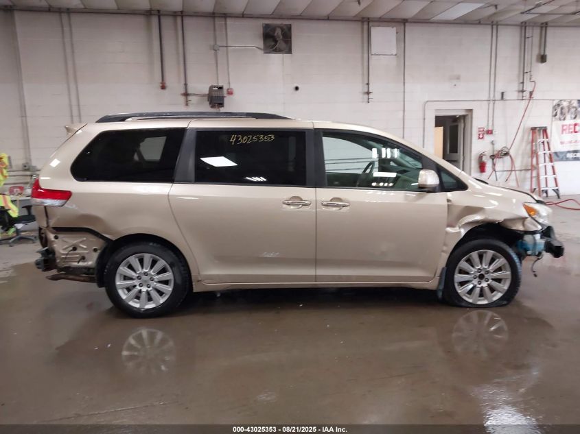 2011 Toyota Sienna Xle VIN: 5TDDK3DC8BS002919 Lot: 43025353