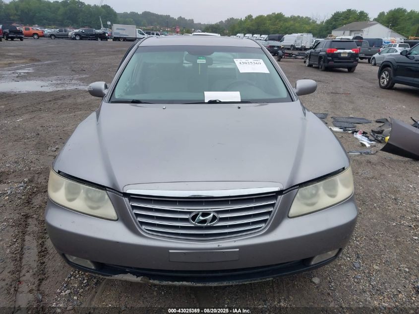 2007 Hyundai Azera Gls VIN: KMHFC46D87A222739 Lot: 43025369