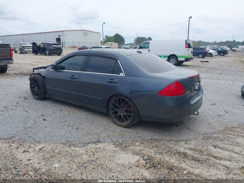 2007 Honda Accord 2.4 Ex grey sedan gasoline 1HGCM56827A056670 photo #4