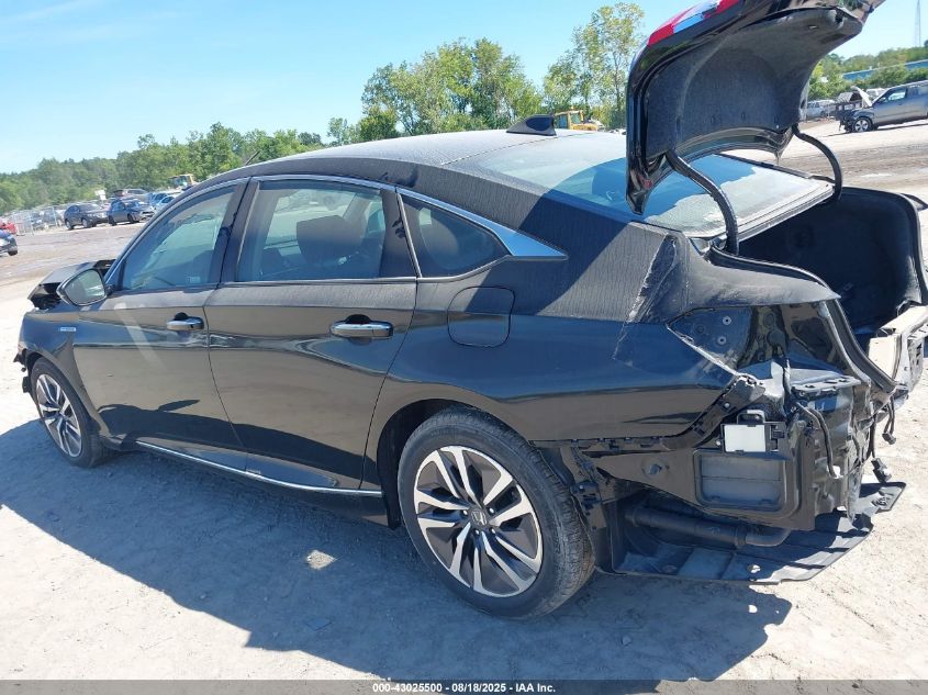 2020 Honda Accord Hybrid Touring VIN: 1HGCV3F9XLA017801 Lot: 43025500
