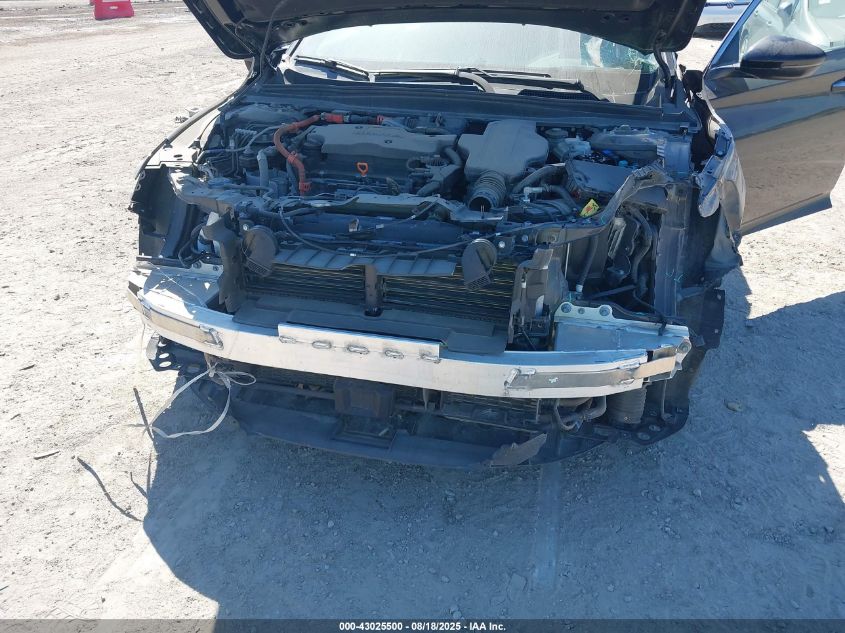 2020 Honda Accord Hybrid Touring VIN: 1HGCV3F9XLA017801 Lot: 43025500