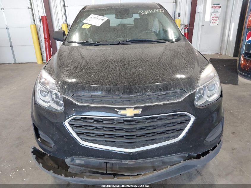 2016 Chevrolet Equinox Ls VIN: 2GNFLEEK5G6289703 Lot: 43025550
