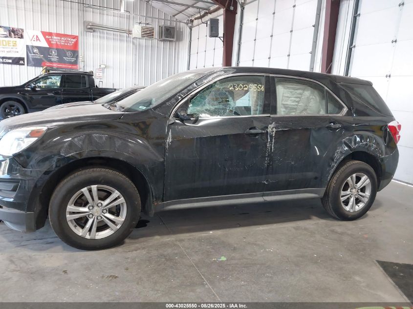 2016 Chevrolet Equinox Ls VIN: 2GNFLEEK5G6289703 Lot: 43025550