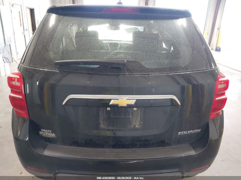 2016 Chevrolet Equinox Ls VIN: 2GNFLEEK5G6289703 Lot: 43025550