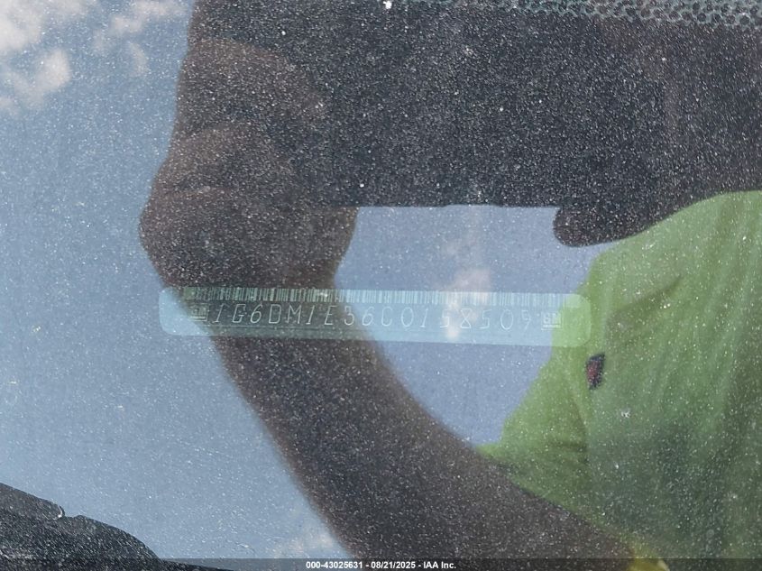 2012 Cadillac Cts Performance VIN: 1G6DM1E36C0158509 Lot: 43025631