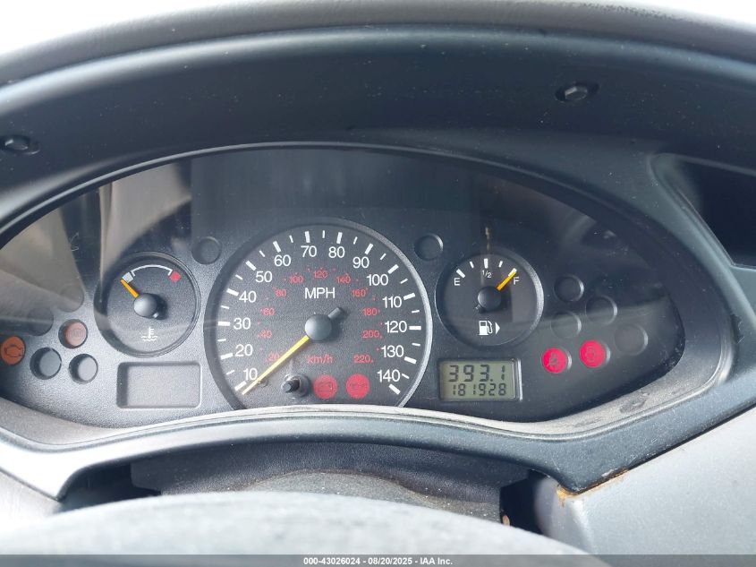 2001 Ford Focus Se VIN: 1FAHP36311W143416 Lot: 43026024