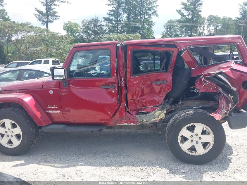 2012 Jeep Wrangler Unlimited Sahara VIN: 1C4BJWEG5CL168573 Lot: 43026027