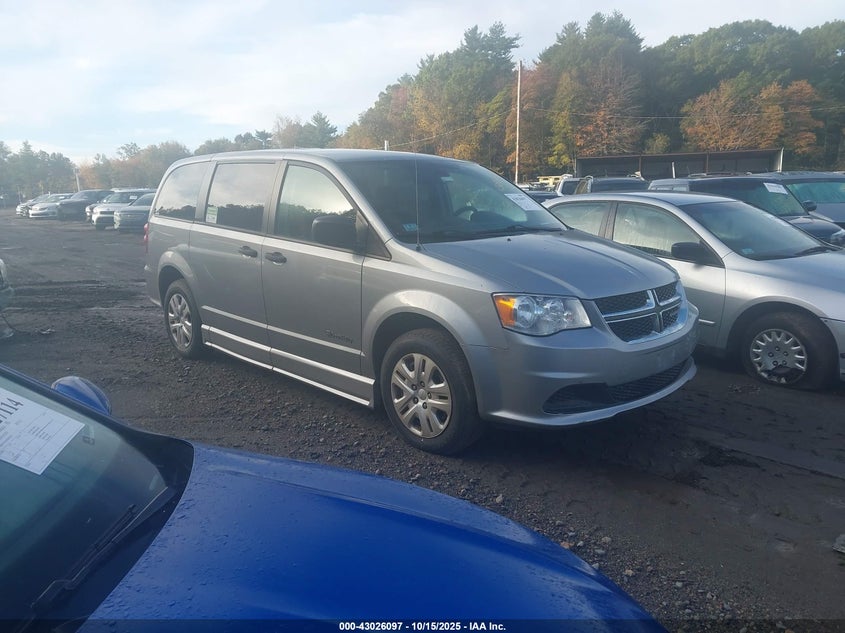 2C7WDGBG0KR707841 2019 Dodge Grand Caravan Se auction photo 1