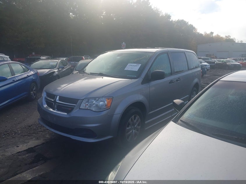 Vin: 2c7wdgbg0kr707841, lot: 43520232, dodge grand caravan se 20192