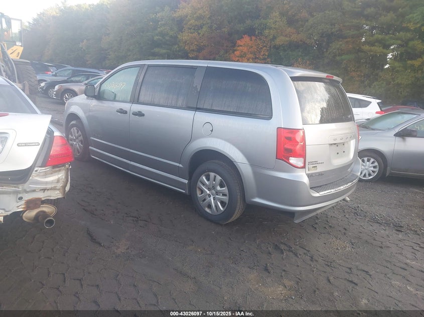 Vin: 2c7wdgbg0kr707841, lot: 43520232, dodge grand caravan se 20193