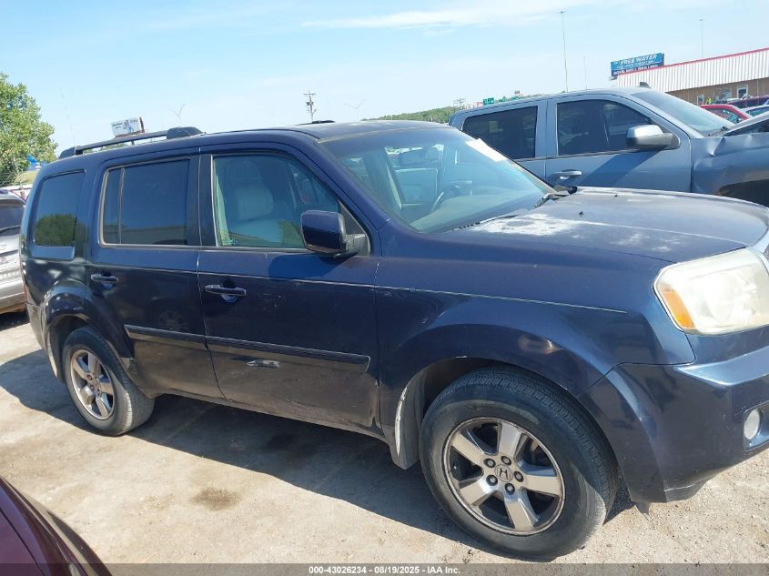 2009 Honda Pilot Ex-L VIN: 5FNYF38619B026374 Lot: 43026234
