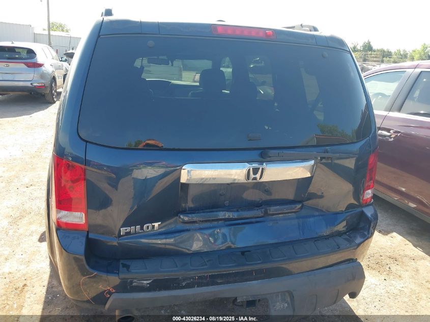 2009 Honda Pilot Ex-L VIN: 5FNYF38619B026374 Lot: 43026234