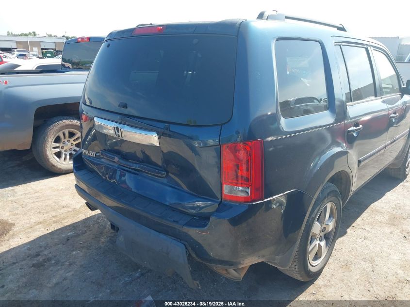 2009 Honda Pilot Ex-L VIN: 5FNYF38619B026374 Lot: 43026234