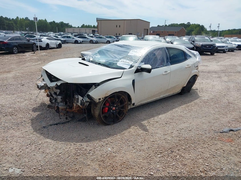 Vin: shhfk8g75mu201078, lot: 43520437, honda civic type r touring 20212