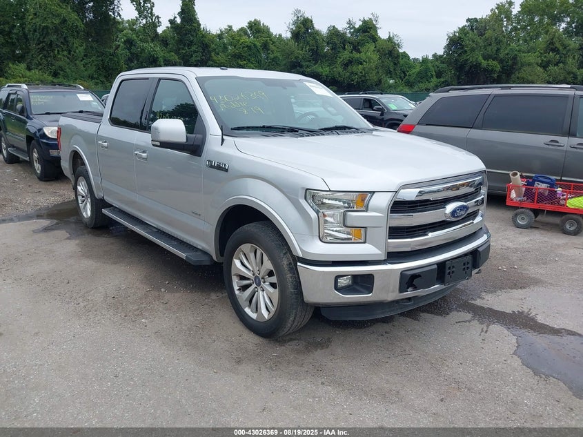1FTEW1EGXFKE19647 2015 Ford F-150 Lariat auction photo 1
