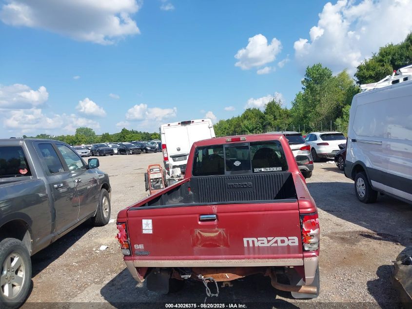 1998 Mazda B2500 Se/Sx VIN: 4F4YR12C1WTM16921 Lot: 43026375