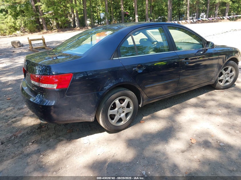 5NPEU46F96H152772 2006 HYUNDAI SONATA photo no. 4
