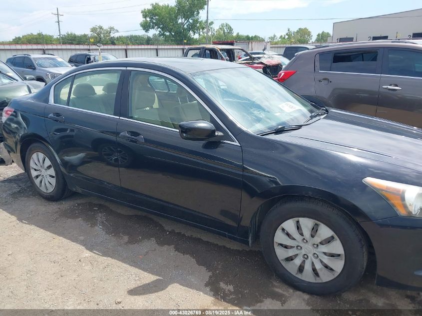 2009 Honda Accord 2.4 Lx VIN: JHMCP26319C005014 Lot: 43026769