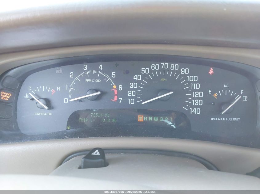 1998 Buick Park Avenue Ultra Cmi VIN: 1G4CU5214W4656672 Lot: 43027096