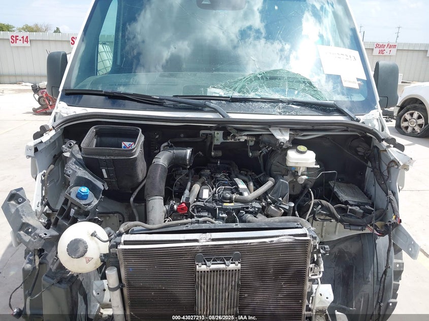 2022 Mercedes-Benz Sprinter 2500 High Roof I4 Diesel VIN: W1Y4DCHY1NT082839 Lot: 43027213