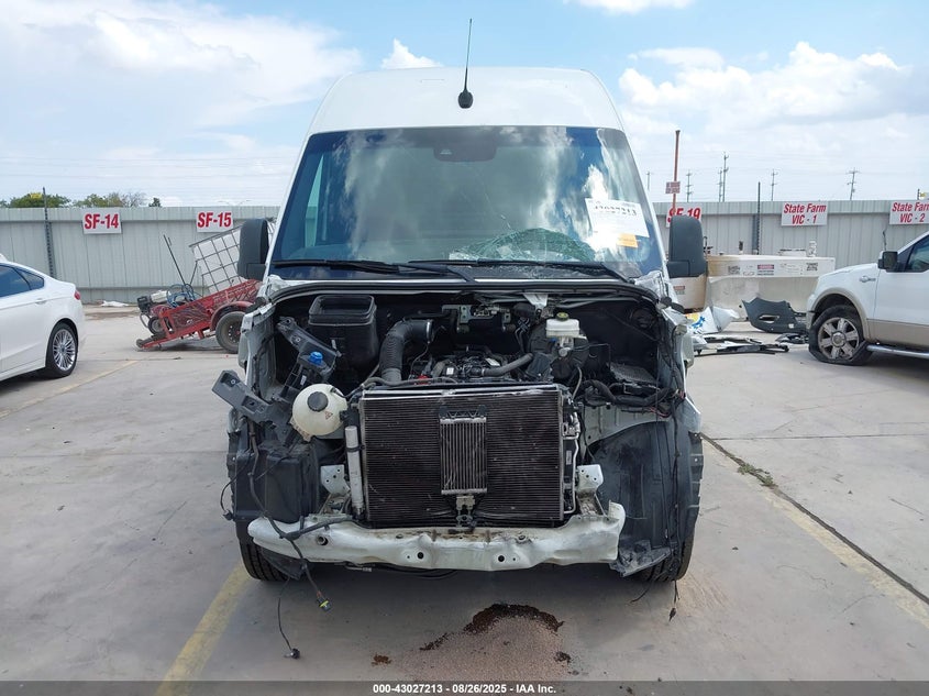 2022 Mercedes-Benz Sprinter 2500 High Roof I4 Diesel VIN: W1Y4DCHY1NT082839 Lot: 43027213