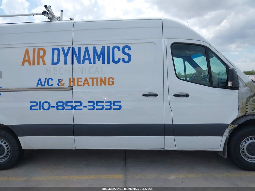 2022 Mercedes-Benz Sprinter 2500 High Roof I4 Diesel VIN: W1Y4DCHY1NT082839 Lot: 43027213