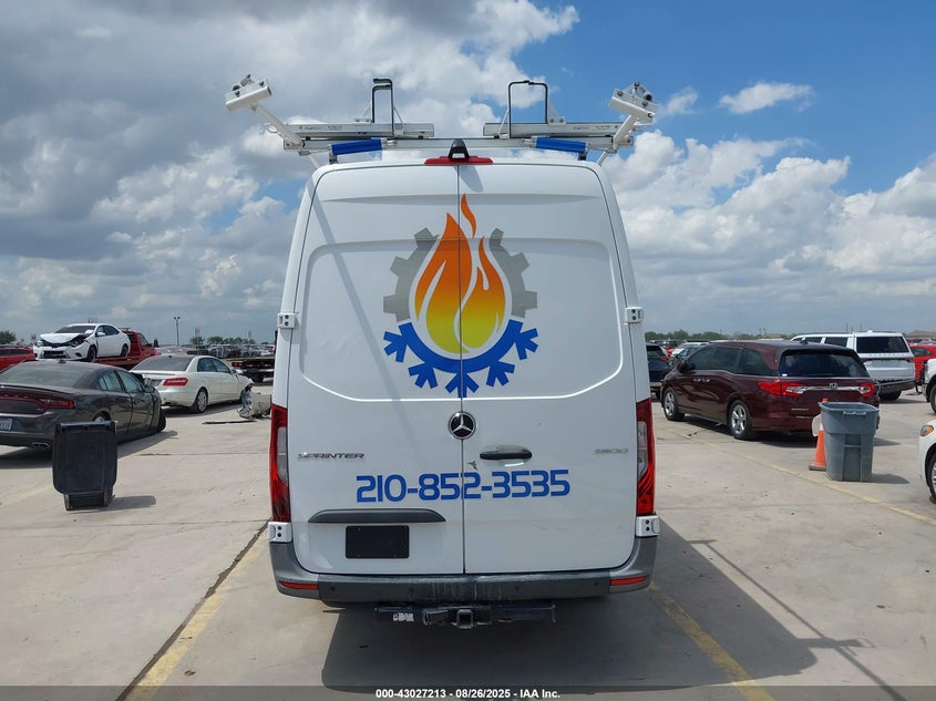 2022 Mercedes-Benz Sprinter 2500 High Roof I4 Diesel VIN: W1Y4DCHY1NT082839 Lot: 43027213