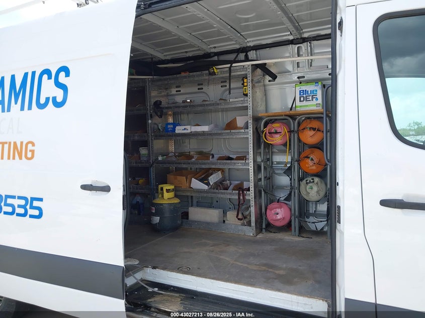 2022 Mercedes-Benz Sprinter 2500 High Roof I4 Diesel VIN: W1Y4DCHY1NT082839 Lot: 43027213