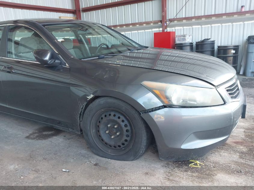 2010 Honda Accord 2.4 Lx VIN: 1HGCP2F36AA053384 Lot: 43027327