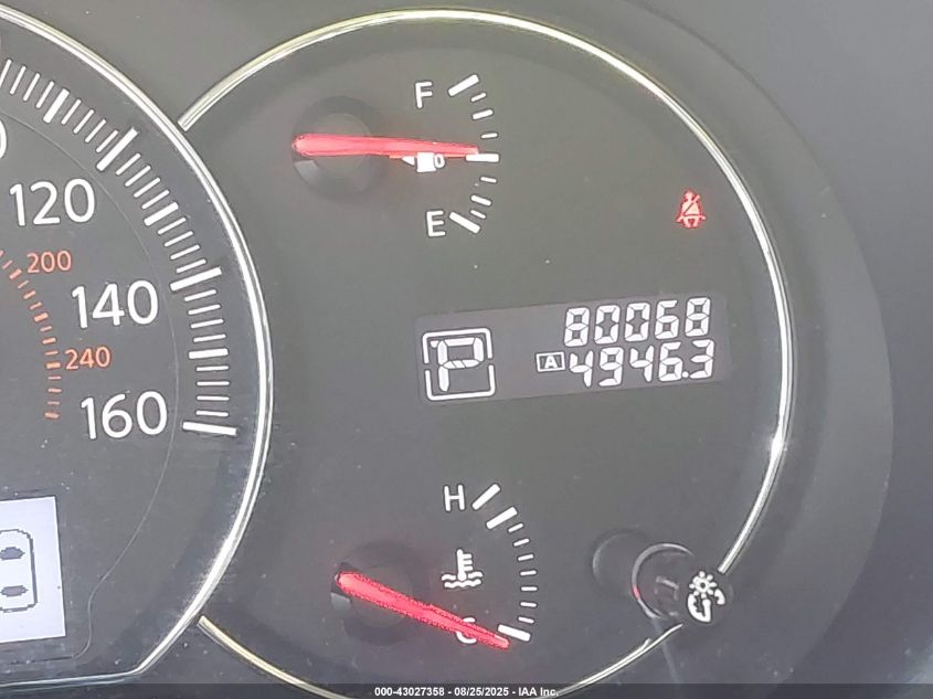 2012 Nissan Maxima 3.5 Sv VIN: 1N4AA5AP7CC806873 Lot: 43027358