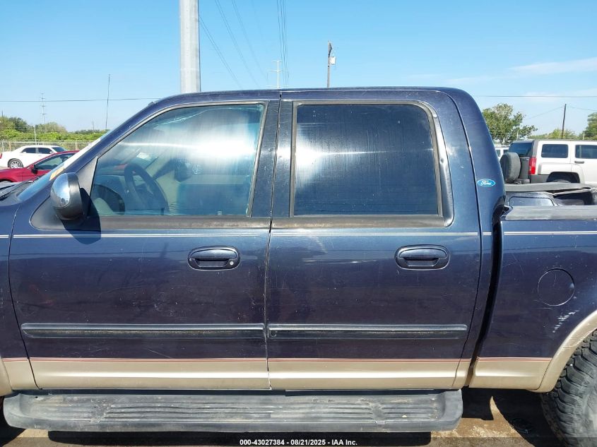 2001 Ford F-150 Harley-Davidson Edition/King Ranch Edition/Lariat/Xlt VIN: 1FTRW07WX1KD54341 Lot: 43027384