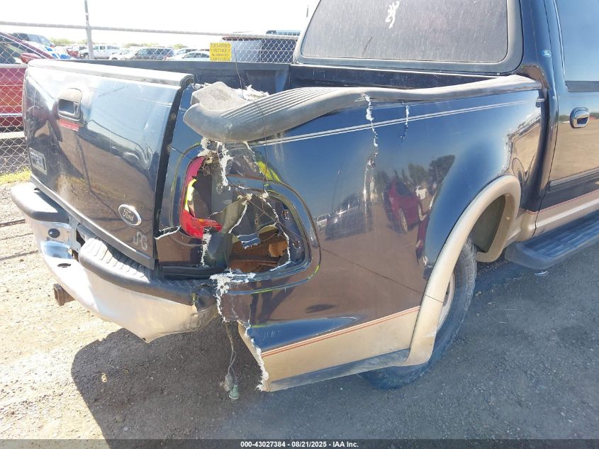 2001 Ford F-150 Harley-Davidson Edition/King Ranch Edition/Lariat/Xlt VIN: 1FTRW07WX1KD54341 Lot: 43027384