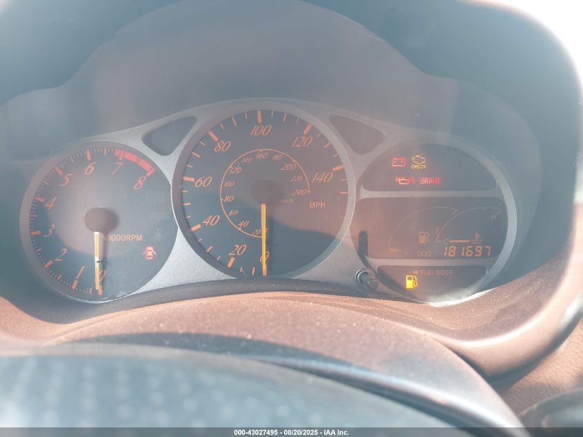 2002 Toyota Celica Gt VIN: JTDDR32T420131712 Lot: 43027495