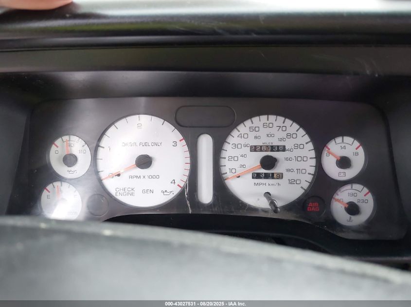 1995 Dodge Ram 2500 VIN: 1B7KF26C6SS210808 Lot: 43027531