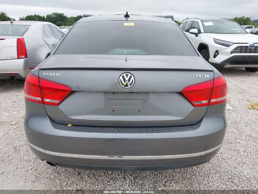 2015 Volkswagen Passat 1.8T Se VIN: 1VWBT7A34FC050597 Lot: 43027691