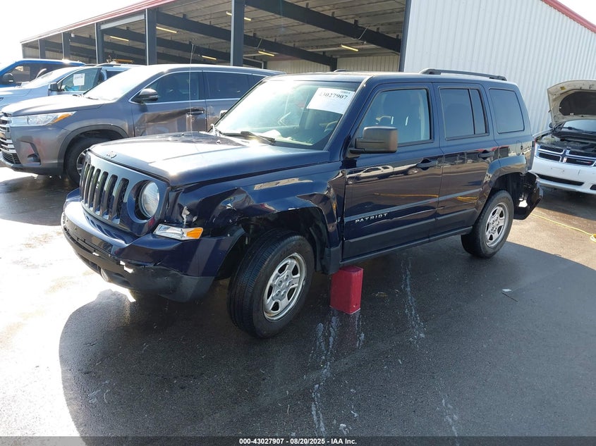 2016 JEEP PATRIOT SPORT - 1C4NJPBB3GD603232