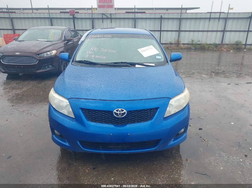 2009 Toyota Corolla VIN: JTVDL40E399025546 Lot: 43027941