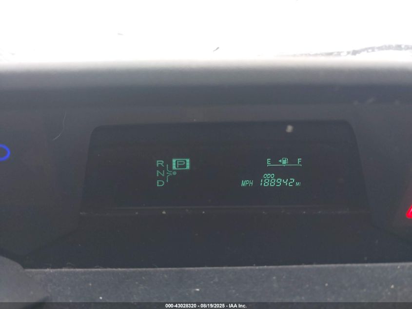 2009 Toyota Prius VIN: JTDKB20U693494135 Lot: 43028320