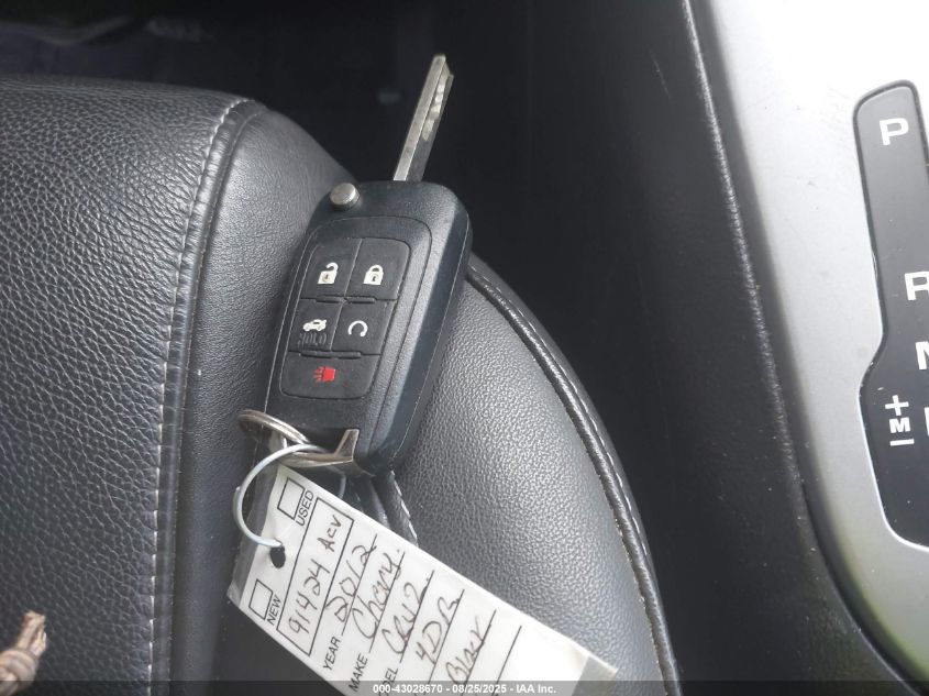 2012 Chevrolet Cruze 2Lt VIN: 1G1PG5SC5C7162905 Lot: 43028670