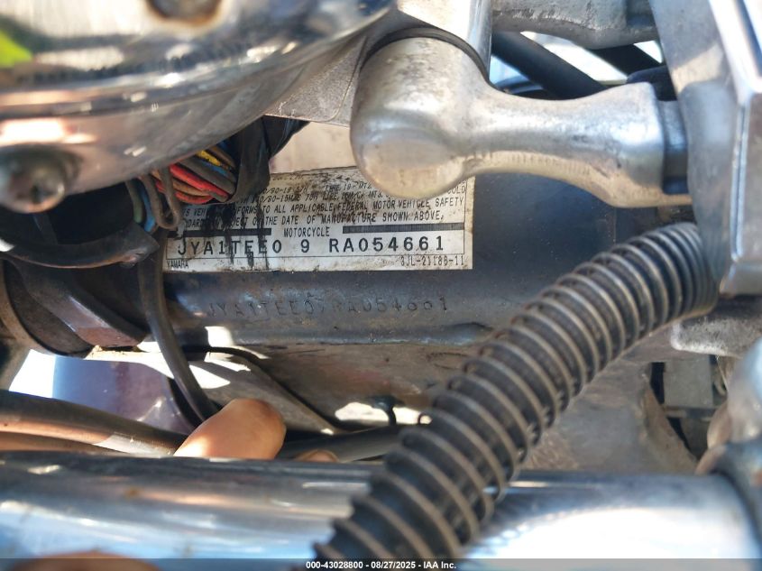 1994 Yamaha Xv1100 VIN: JYA1TEE09RA054661 Lot: 43028800