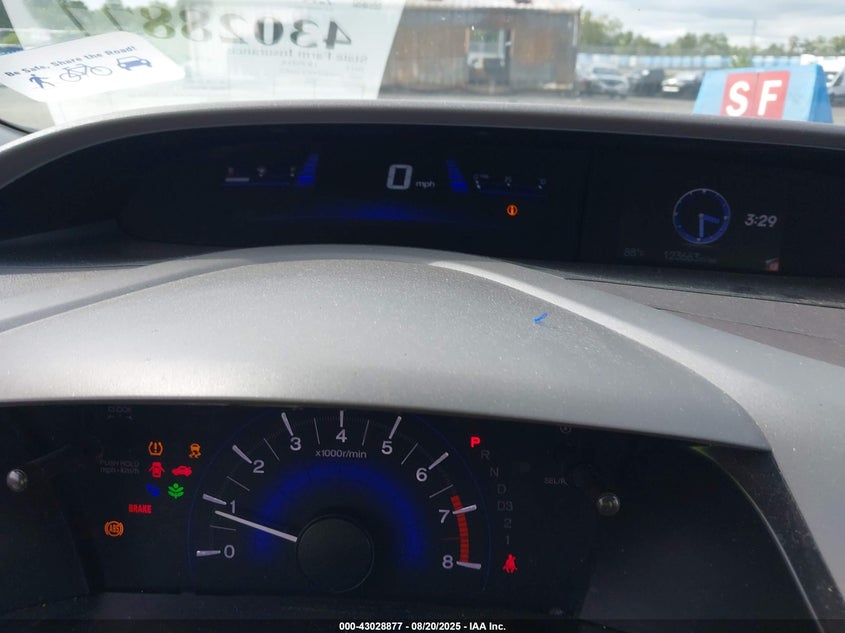 2012 Honda Civic Ex VIN: 19XFB2F87CE362822 Lot: 43028877