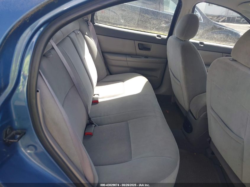 2004 Mercury Sable Gs VIN: 1MEFM50U54A609405 Lot: 43029074