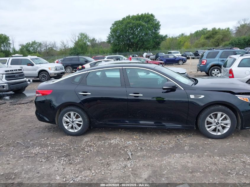 2016 Kia Optima Lx VIN: 5XXGT4L34GG117074 Lot: 43029208