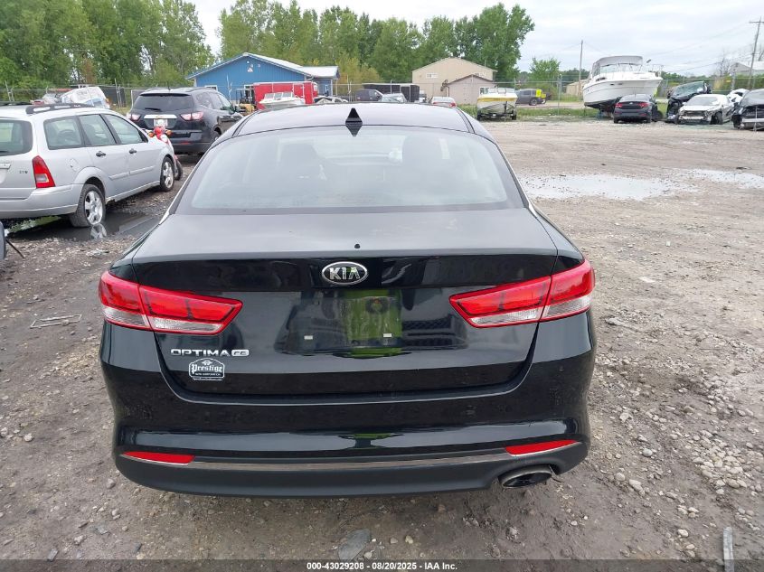 2016 Kia Optima Lx VIN: 5XXGT4L34GG117074 Lot: 43029208