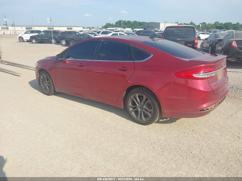 Vin: 3fa6p0g76jr256627, lot: 43523352, ford fusion s 20183