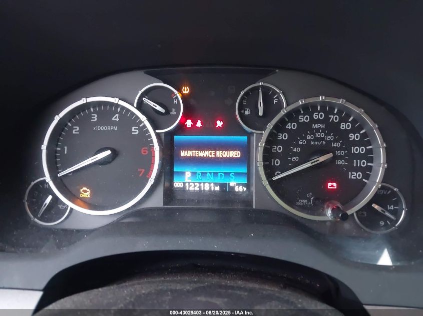 2016 Toyota Tundra Sr5 5.7L V8 VIN: 5TFDW5F13GX528811 Lot: 43029403